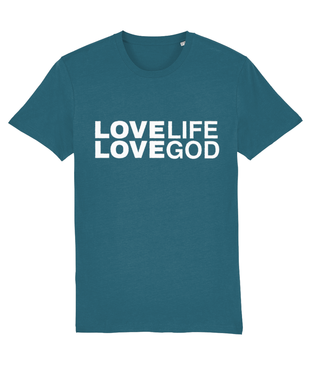 Love God/life Printed T-Shirt