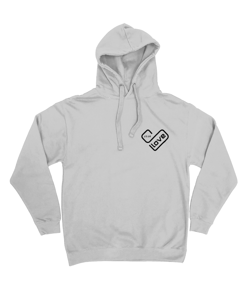 Love heart Printed Hoodie