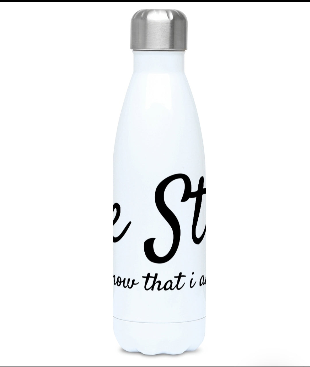 500ml Water Bottle Be Still and know that i am God Psalm 46:10