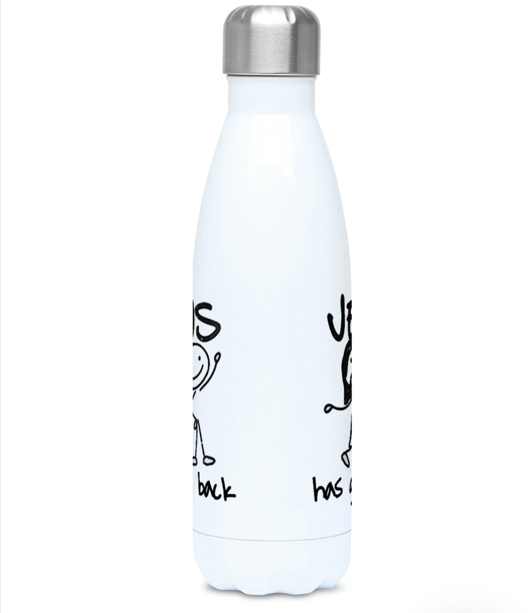 Jesus water bottle