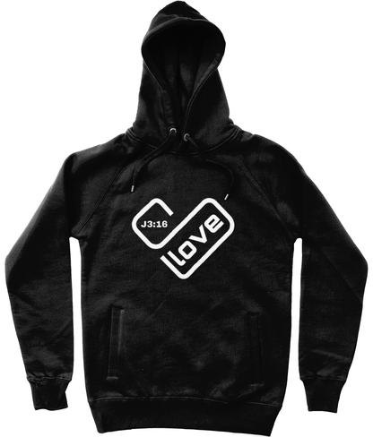 Luxury Pullover Hoodie Love Heart