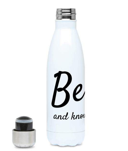 500ml Water Bottle Be Still and know that i am God Psalm 46:10