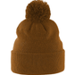 Pom Pom cross Beanie (embroidered bobble hat)