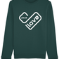 Luxury Sweatshirt Love Heart