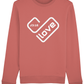 Luxury Sweatshirt Love Heart