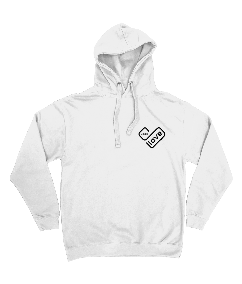 Love heart Printed Hoodie
