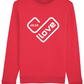 Luxury Sweatshirt Love Heart