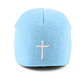 Pull-On Beanie Embroidered cross