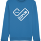 Luxury Sweatshirt Love Heart