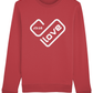 Luxury Sweatshirt Love Heart