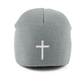 Pull-On Beanie Embroidered cross