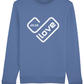 Luxury Sweatshirt Love Heart