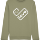 Luxury Sweatshirt Love Heart