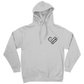 Love heart Printed Hoodie