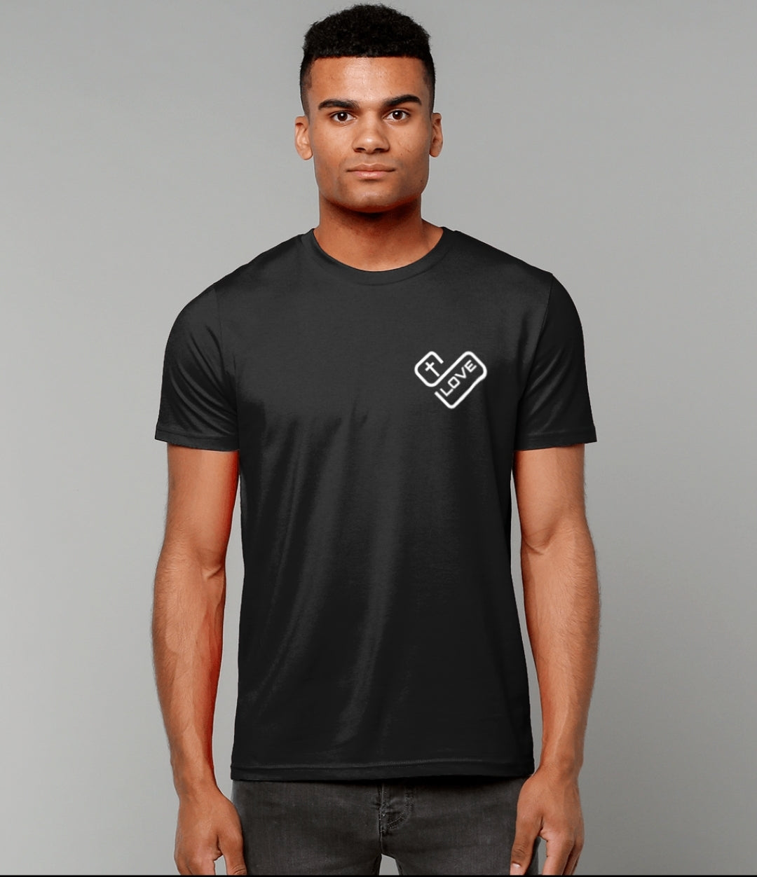 Love Heart Printed T-Shirt