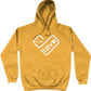 Love heart J3:16 Printed Hoodie