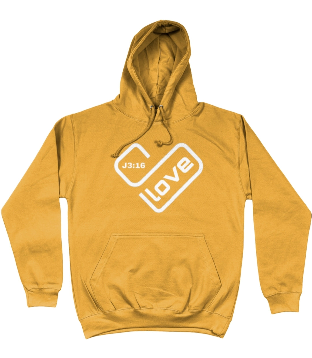 Love heart J3:16 Printed Hoodie