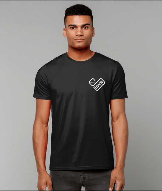 Love heart J3:16 Printed T-Shirt
