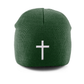 Pull-On Beanie Embroidered cross