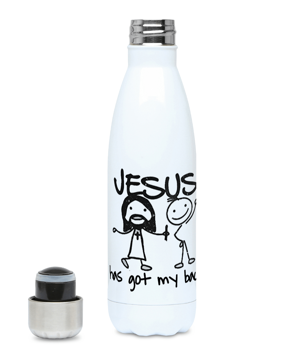 Jesus water bottle