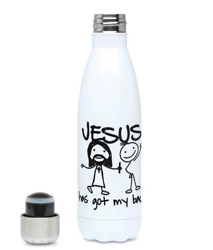 Jesus water bottle