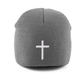 Pull-On Beanie Embroidered cross