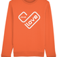 Luxury Sweatshirt Love Heart