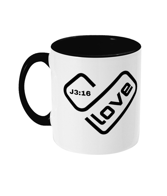 Love heart mug