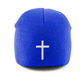 Pull-On Beanie Embroidered cross